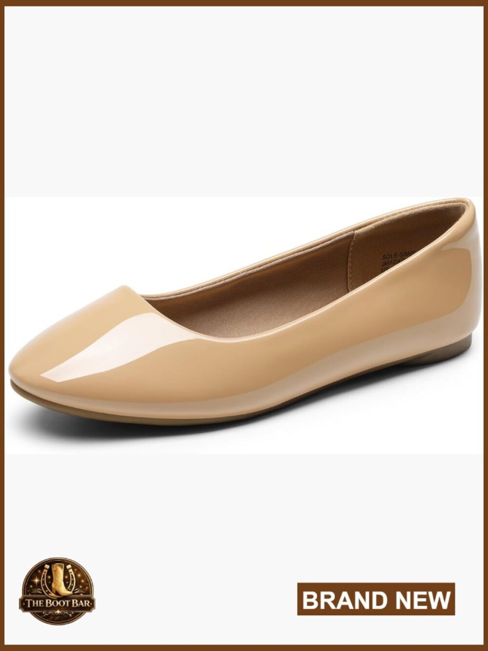 Women's Ballerina Flats Slip On Comfort Walking Shoes Round Toe Wide Width